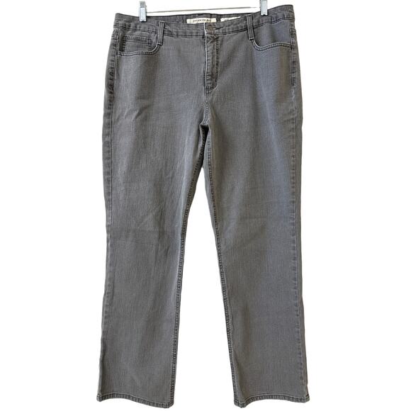 Jones New York Denim - Jones New York Jeans Lexington Street Size 18W Silver Stud Embellished Pockets